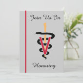 Invitation à la fête de la retraite vétérinaire (Debout devant)