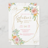 Invitation à la fête de la Saint-Galentin (Devant / Derrière)