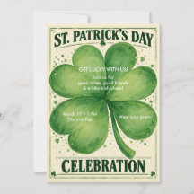 Invitation à la fête de la Saint-Patrick