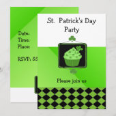 Invitation à la fête de la Saint-Patrick (Devant / Derrière)