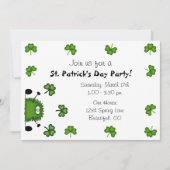 Invitation à la fête de la Saint Patrick (Devant)