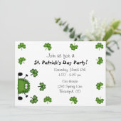 Invitation à la fête de la Saint Patrick (Debout devant)