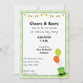 Invitation à la fête de la Saint-Patrick (Devant)