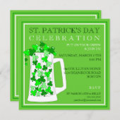 Invitation à la fête de la Saint-Patrick (Devant / Derrière)