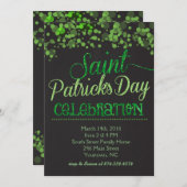 Invitation à la fête de la Saint Patrick (Devant / Derrière)