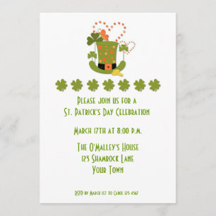 Invitation à la fête de la Saint-Patrick