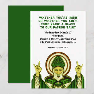 Invitation à la fête de la Saint-Patrick