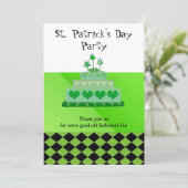 Invitation à la fête de la Saint-Patrick (Debout devant)