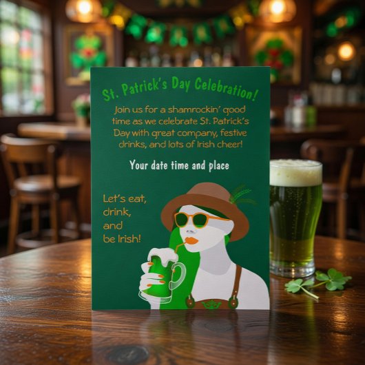 Invitation à la fête de la Saint-Patrick
