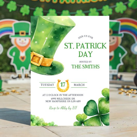 Invitation à la fête de la Saint-Patrick