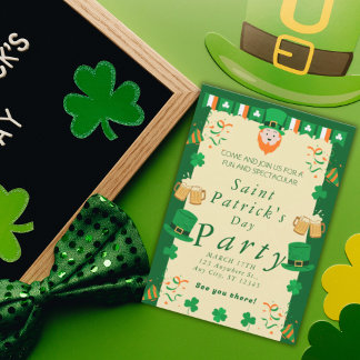 Invitation à la fête de la Saint Patrick