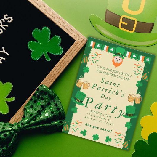 Invitation à la fête de la Saint Patrick