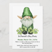 Invitation à la fête de la Saint-Patrick (Devant / Derrière)