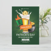 Invitation à la fête de la Saint Patrick (Debout devant)
