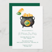 Invitation à la fête de la Saint-Patrick (Devant / Derrière)