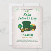 Invitation à la fête de la Saint-Patrick (Devant)