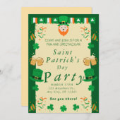 Invitation à la fête de la Saint Patrick (Devant / Derrière)