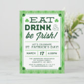Invitation à la fête de la Saint-Patrick (Debout devant)