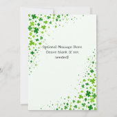 Invitation à la fête de la Saint-Patrick (Dos)