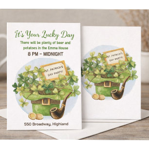 Invitation à la fête de la Saint-Patrick avec Chan