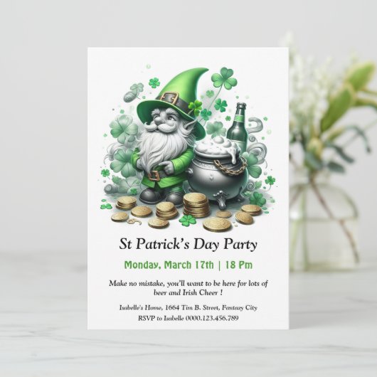 Invitation à la fête de la Saint-Patrick - Beaucou (Debout devant)