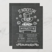 Invitation à la fête de la Saint-Patrick de Blackb (Devant / Derrière)