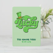 Invitation à la fête de la Saint-Patrick de Lucky  (Debout devant)