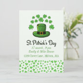 Invitation à la fête de la Saint-Patrick Leprechau (Debout devant)