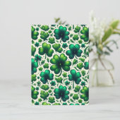 Invitation à la fête de la Saint-Patrick Lucky Sha (Debout devant)