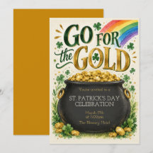Invitation à la fête de la Saint-Patrick | Pot d'o