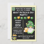 Invitation à la fête de la Saint-Patrick Shamrock (Devant)