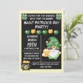 Invitation à la fête de la Saint-Patrick Shamrock (Debout devant)