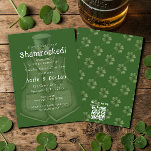 Invitation à la fête de la Saint-Patrick Shamrocke