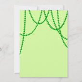 Invitation à la fête de la Saint Patrick - vert (Dos)