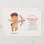 Invitation à la fête de la Saint Valentin (Devant / Derrière)