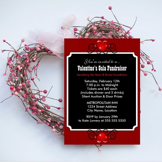 Invitation à la fête de la Saint-Valentin