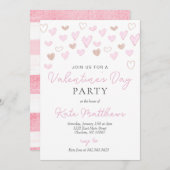 Invitation à la fête de la Saint-Valentin (Devant / Derrière)