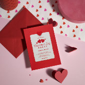 Invitation à la fête de la Saint-Valentin au cœur