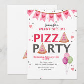 Invitation à la fête de la Saint-Valentin autour d (Devant / Derrière)