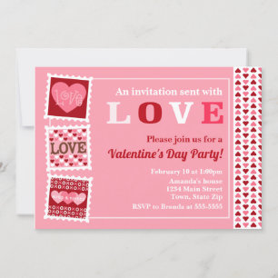 Invitation à la fête de la Saint-Valentin, Coeur d