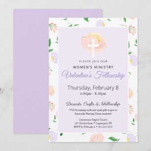 Invitation à la fête de la Saint-Valentin du minis