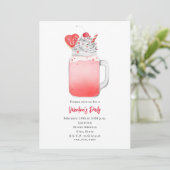 Invitation à la fête de la Saint-Valentin Love Mil (Debout devant)