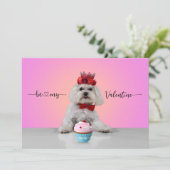 Invitation à la fête de la Saint-Valentin ou de la (Debout devant)