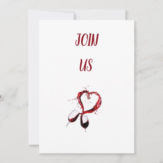 INVITATION À LA FÊTE DE LA SAINT-VALENTIN ***POUR  (Devant)