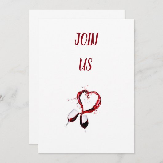 INVITATION À LA FÊTE DE LA SAINT-VALENTIN ***POUR  (Devant / Derrière)