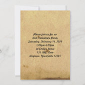 Invitation à la fête de la Saint-Valentin Recherch (Dos)