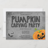 Invitation à la fête de la sculpture Citrouille d' (Devant)