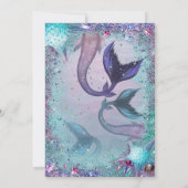 Invitation à la fête de la sirène (Dos)