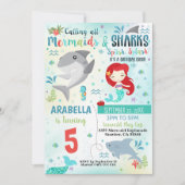 Invitation à la fête de la Sirène et du Requin (Devant)