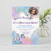 Invitation à la fête de la sirène Splish Splash (Debout devant)